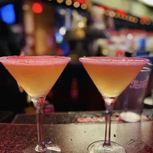 Pear lemon drop martini