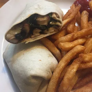 Portobello wrap