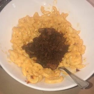 The pull pork Mac n Cheese