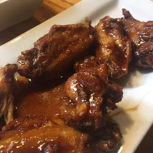 Bourbon bbq wings