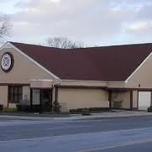 the front of the restaurant