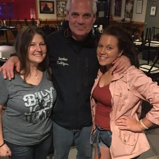 On Saturday nights we have live music 8:30pm-12:30pm. In the middle is a member of the band tranzfusion!!!