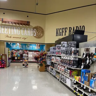 the inside of a store