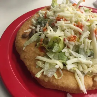Bison Fry Bread Taco