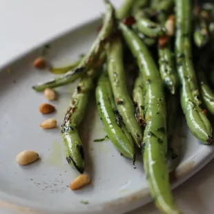 Charred Green Beans