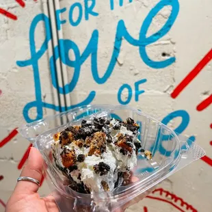 Cookie Monster Pie Slice