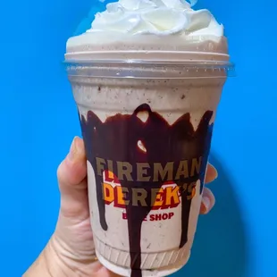 Choose your piece of cake, pie, or cheesecake to put in a milkshake! Caramel pie is the best so far.