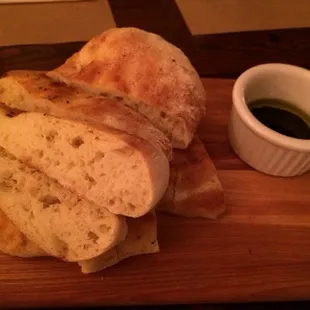 Focaccia + olive oil