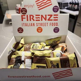 a box of firenze italian street food