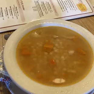 a bowl of soup