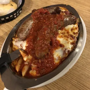 Pasta with Italian sausage