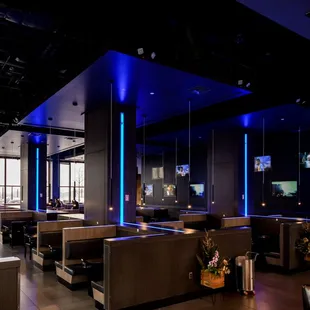 the interior of a restaurant