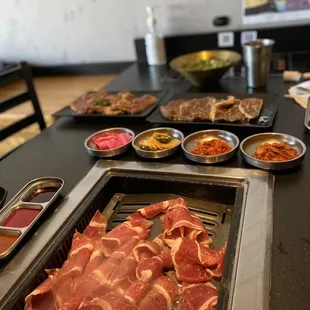 Option A all you can eat.