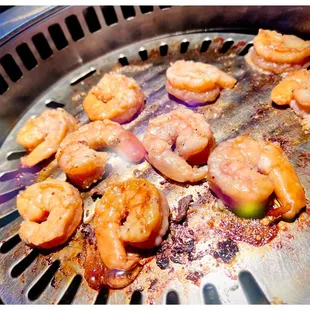 Shrimp on the firepan