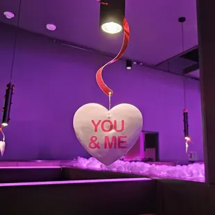 Adorable valentines day decor