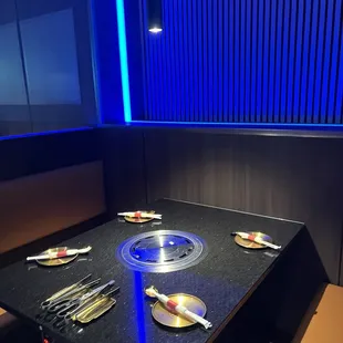 interior, sushi and sashimi