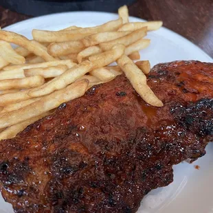 Half rack of Our Famous BBQ Baby Back Ribs