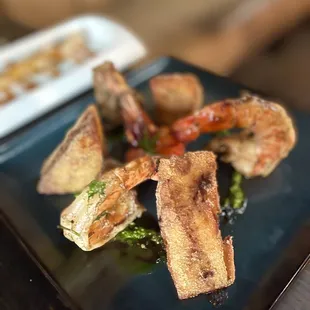 Grilled Shrimp paired with Pinot Grigio