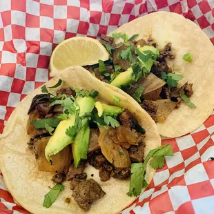 Steak street tacos!
