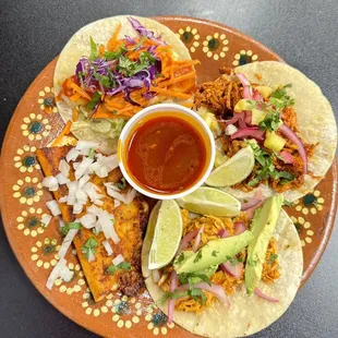 a plate of food