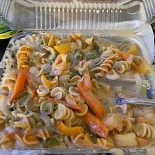 Rasta Pasta with Shrimp