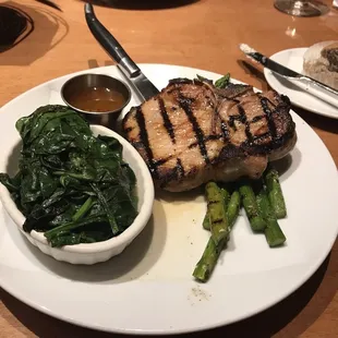 a plate of food on a table