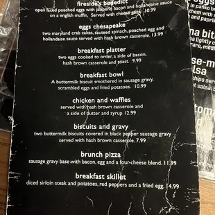 Nice menu!!!