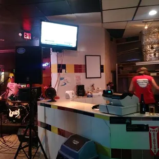 The open air 'kitchen'