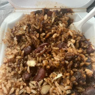 Rice&amp;Peas with jerk sauce