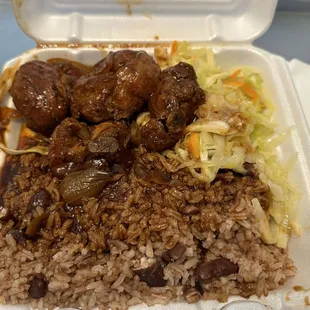 Stew chicken meal