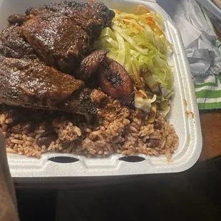 Medium jerk chicken .. awful