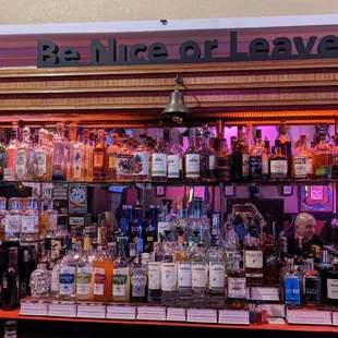 The bar