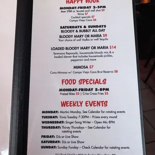 Current Menu (6/24)