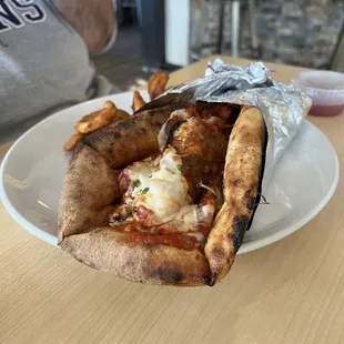 The chicken Parmesan sandwich!  Yummo!!!