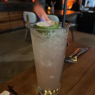 mezcal drink, kinda sweet