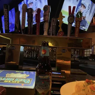 Enjoying a Cider beer but they had many on tap as well.