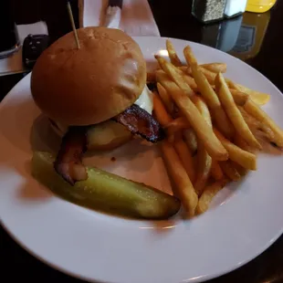 Fire burger and fries. It was excellent.
