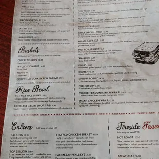 Menu side 2
