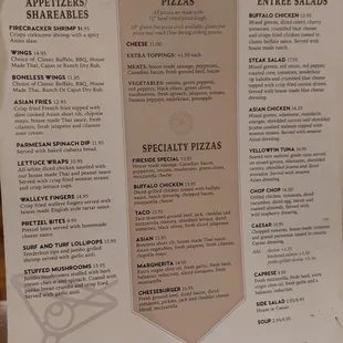 Menu side 2
