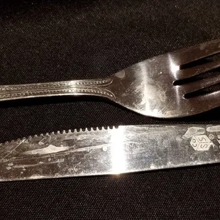 Attention to detail is everything; this is simply not acceptable. This &quot;clean&quot; cutlery came wrapped inside a black napkin.