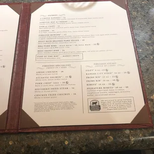 Menu page 2