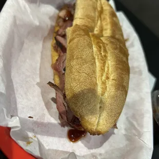 The holy grail, tritip sandwich 10000/10 my favorite in town