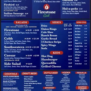 Digital menu