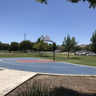 Half basketball court