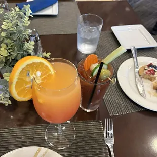 mimosa &amp; bloody mary
