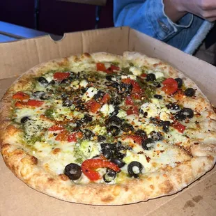 Pesto pizza