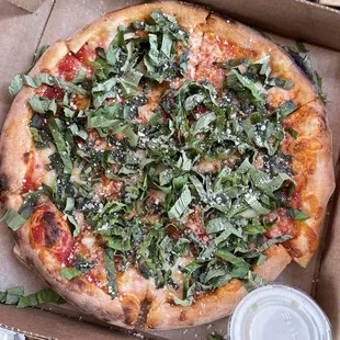pizza, food