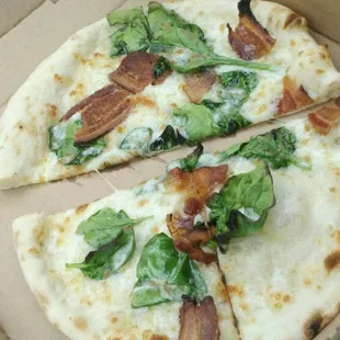 Spinach &amp; Bacon $8