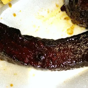 Close up of the pig candy.