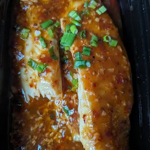 Szechuan Style Fish Filet